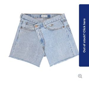 Parke Levi Crossover Denim Shorts